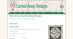 Desktop Screenshot of carriedawaydesigns.net
